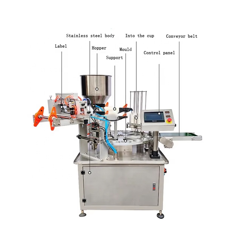 Sauce Dipping Cup - Machine de remplissage et de scellage