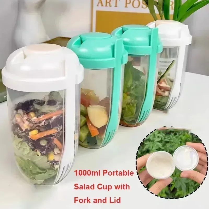 Meal Prep Bowl - Bol à salade portable avec couvercle