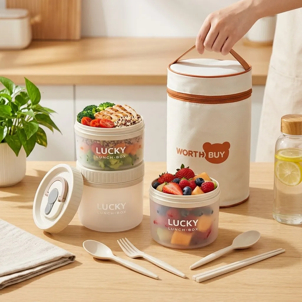 Boîte à lunch en plastique, ad - Meal Prep Or Prep Meal avis et prix