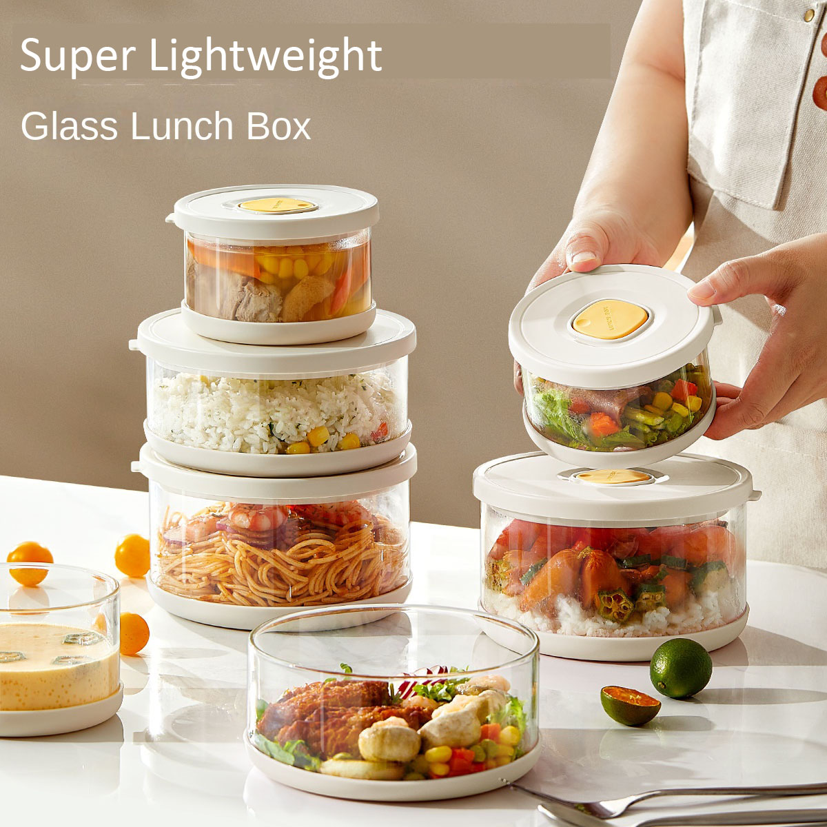 Bol en verre avec couvercle he - Meal Prep With Rice avis et prix