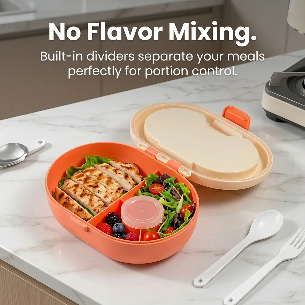 Boîte à lunch bento en plastiq - Meal Prep Or Prep Meal avis et prix